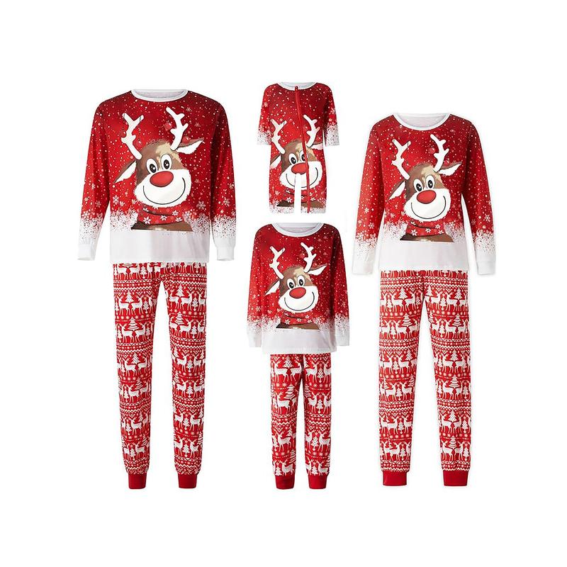 Family Christmas Pjs Matching Sets Women Men Xmas Matching Pajamas for Adults Kids Holiday Xmas Sleepwear Set