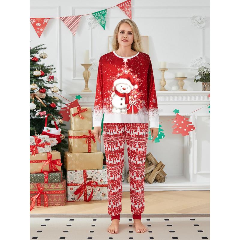 Family Christmas Pjs Matching Sets Women Men Xmas Matching Pajamas for Adults Kids Holiday Xmas Sleepwear Set