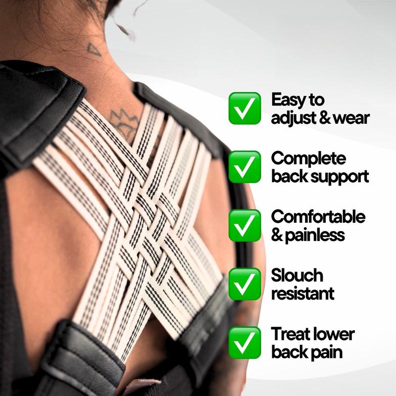 Posture Corrector for Women and Men - Adjustable Shoulder Brace for Back and Spine Alignment - Womenswear, Bodysuits