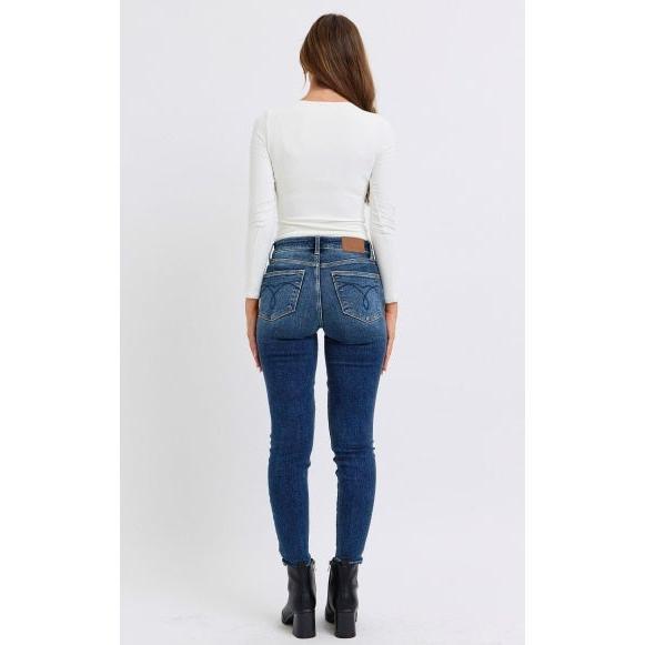 The Theresa Judy Blue Thermal Jeans