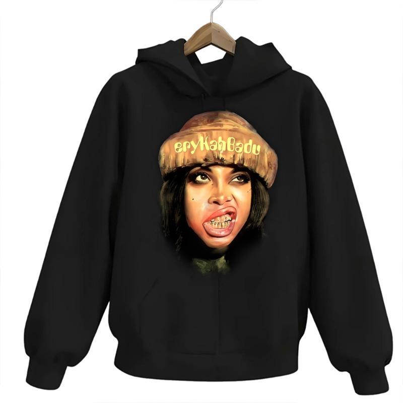 Erykah 90s Music Rock, Gifts for Fans, Graphic Shirt, Erykah Badu 2024 Shirt, Sweatshirt , Sweater , Hoodie, Fall Sweatshirt Tops Unisex