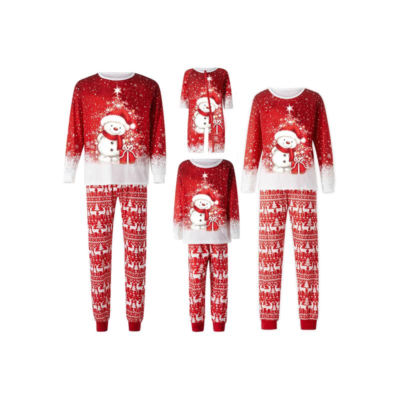 Family Christmas Pjs Matching Sets Women Men Xmas Matching Pajamas for Adults Kids Holiday Xmas Sleepwear Set