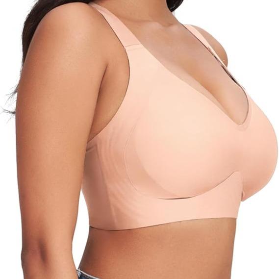 WANAFREE Women Wireless Push Up Bras  Size S to 4XL