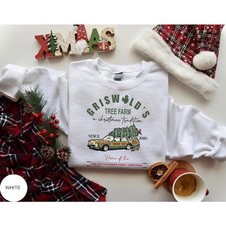 Griswolds Sweatshirt, Griswolds Tree Farm Shirt, Fun Old Fashioned Family Christmas, Christmas Sweatshirt, Cute Xmas Apparel, Griswold Tee