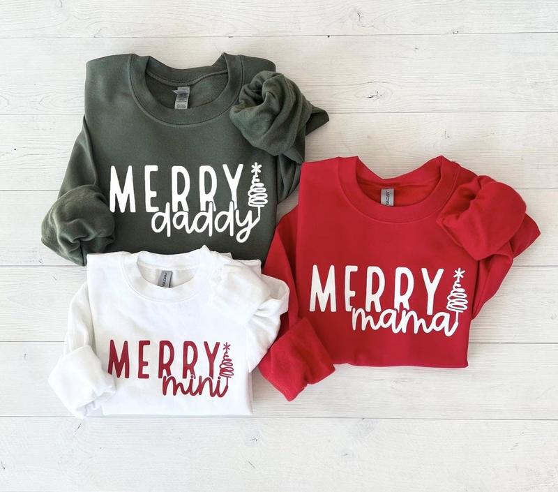 Family Christmas Pajamas, Mommy and Me Christmas Sweaters, Matching Christmas Shirts, Christmas Outfit, Matching Christmas Pajamas