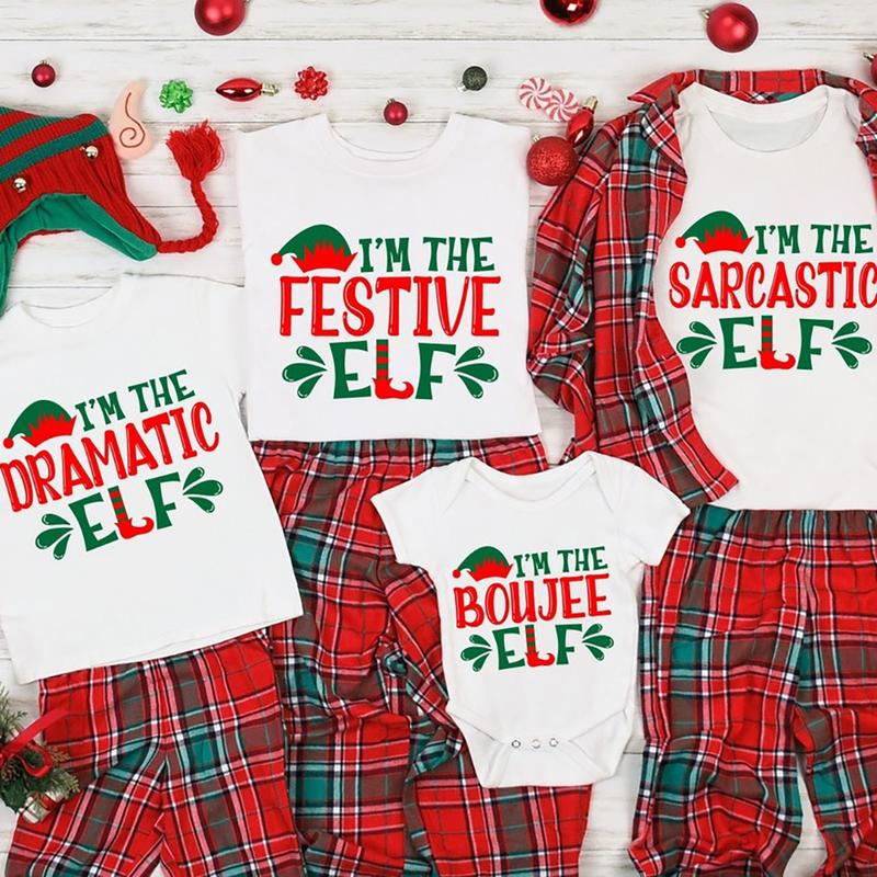 Elf Family Christmas Shirt, Family Christmas Shirt, Matching Family Shirts, Personalized Christmas Gifts, Personalized Elf Shirt, Matching Xmas Tee