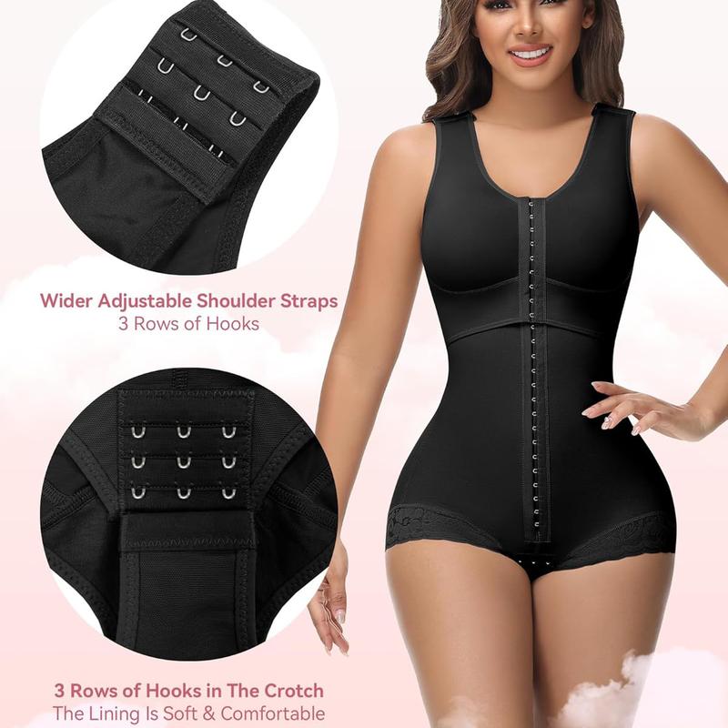 SHAPESHE Hourglass Shapewear for Women Bodysuits Breast Up Corset Girdles