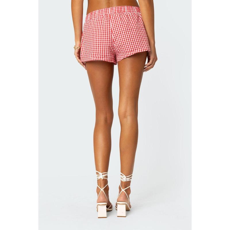 Gingham Boxer Shorts