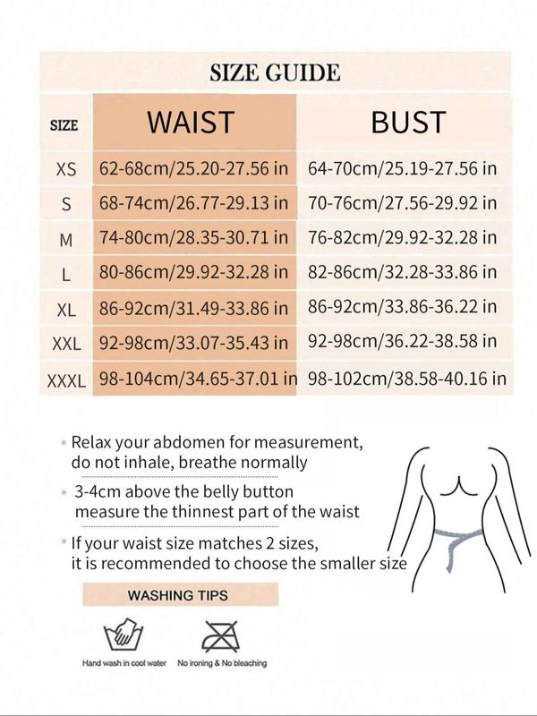 Women's Solid Zipper Front Waist Trainer, High Stretch Tummy Control Shaper, Tummy Tuck Shaper for Postpartum Recovery, Waist Trainer Shaper, Women's Shapewear for Daily Wear