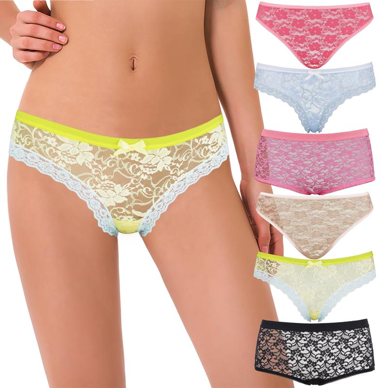 Women's Underwear Random Packs Brief Bikini Boyshort Panties