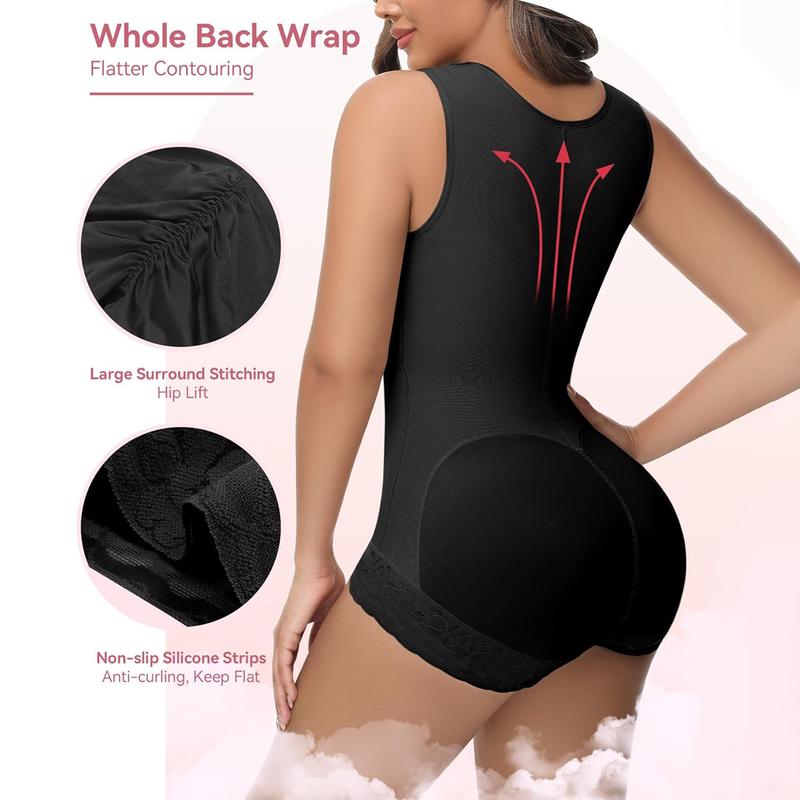 SHAPESHE Hourglass Shapewear for Women Bodysuits Breast Up Corset Girdles