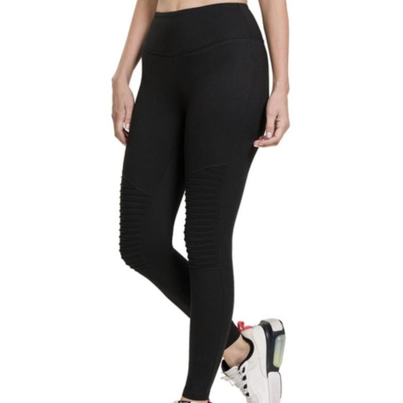 Moto Wide Waistband Leggings