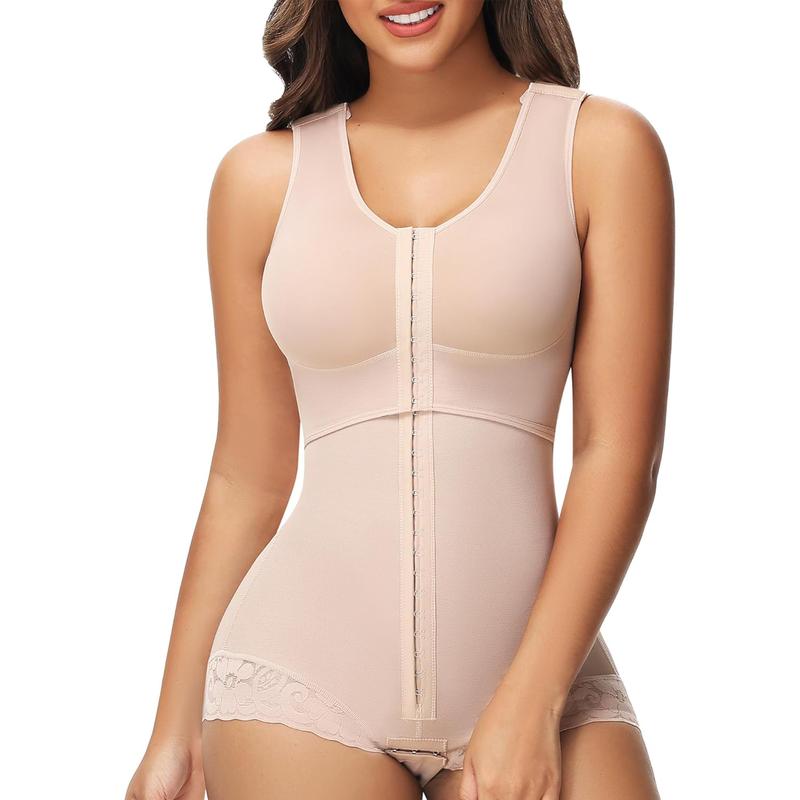 SHAPESHE Hourglass Shapewear for Women Bodysuits Breast Up Corset Girdles