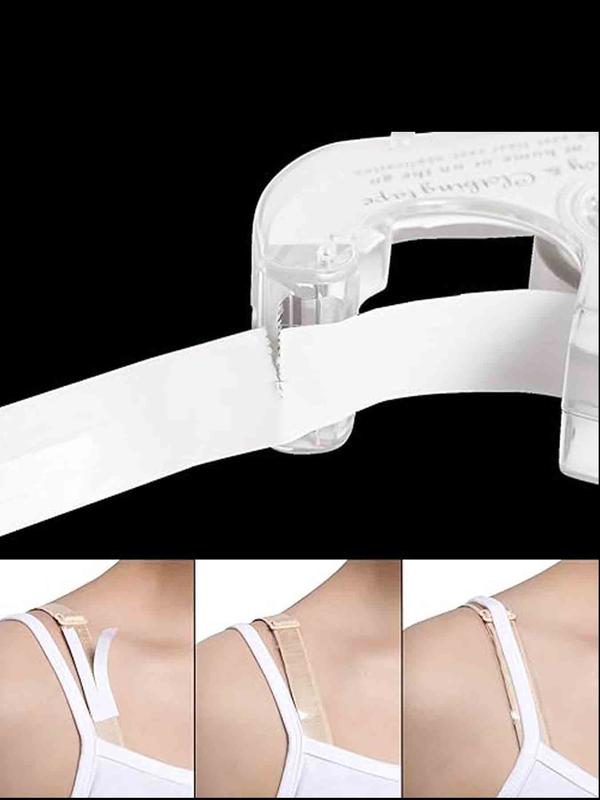 Women's Double Sided Clothing Tape with Dispenser, Casual Transparent Adhesive Body Tape, Lingerie Accessories for Women