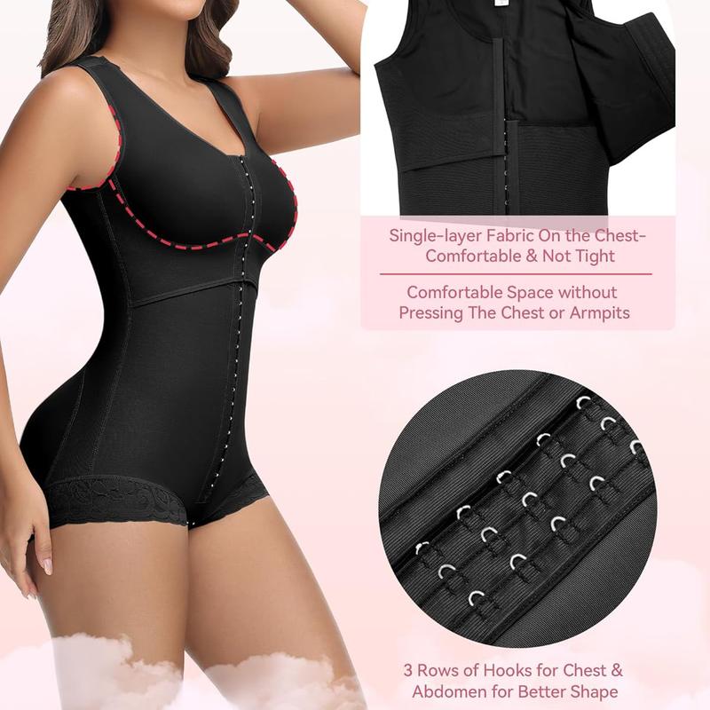 SHAPESHE Hourglass Shapewear for Women Bodysuits Breast Up Corset Girdles