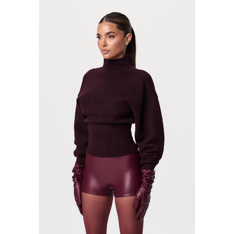 Vegan Leather Hot Pants