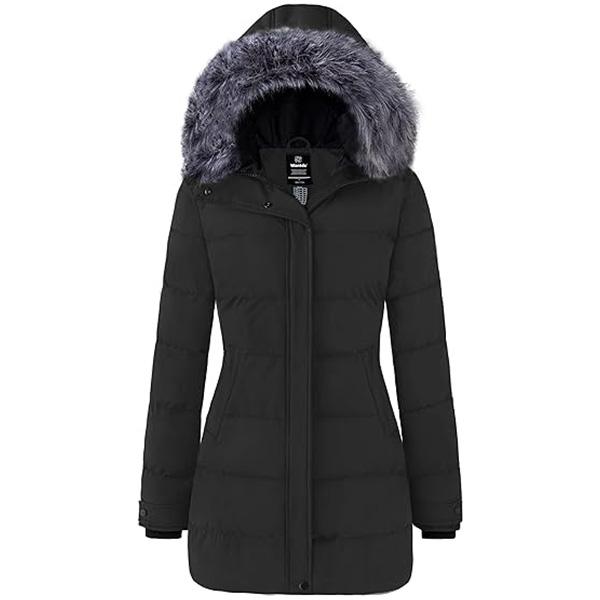 2025 NEW Women's Long Quilted Winter Coat Thicken Puffer Jacket with Hood giftideas christmasgift