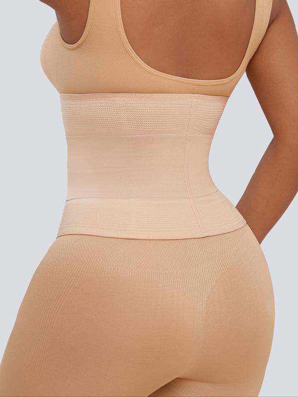 Women's Adjustable Hook & Eye Waist Trainer, Solid Color Tummy Control Shaper for Daily Use, Back To School Fall Wear, Waist Cincher for Women, 2000s Wear Wear Para Brunch