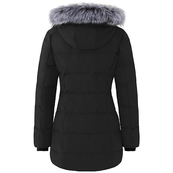 2025 NEW Women's Long Quilted Winter Coat Thicken Puffer Jacket with Hood giftideas christmasgift