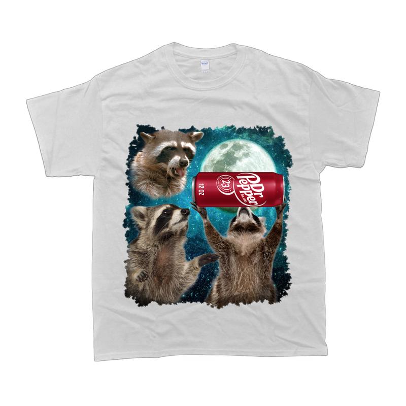 Three Raccoons Dr Pepper Vintage Graphic T-shirts Womenswear