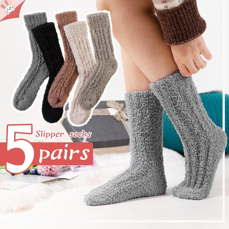 Womens Fuzzy Socks Soft Warm Fluffy Socks Winter Sleep Thermal Plush Casual Cozy Home Socks