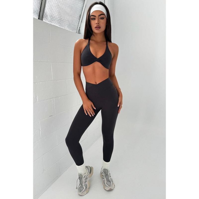 Nikau Sports Bra - Grey