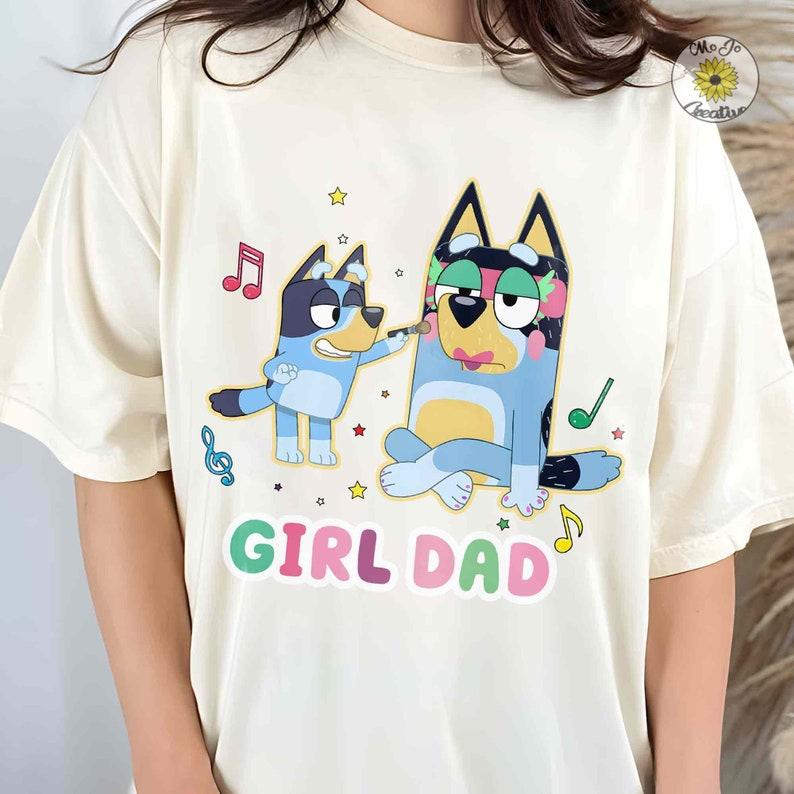 Blue Dog Kids Shirt, Blue Dog Girl Dad Tee, Great Boy And Girl Sweatshirt, Blue Dog Family Hoodie, Best Family  T-shirt, sweater and Hoodie