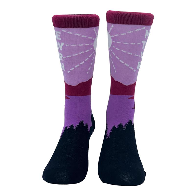 Women's Make Today Your Bitch Socks Funny Offensive Motivational Joke Footwear Funny Socks