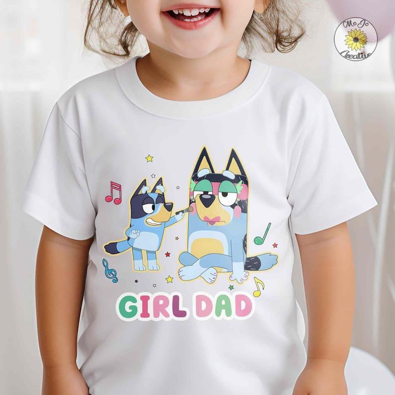 Blue Dog Kids Shirt, Blue Dog Girl Dad Tee, Great Boy And Girl Sweatshirt, Blue Dog Family Hoodie, Best Family  T-shirt, sweater and Hoodie