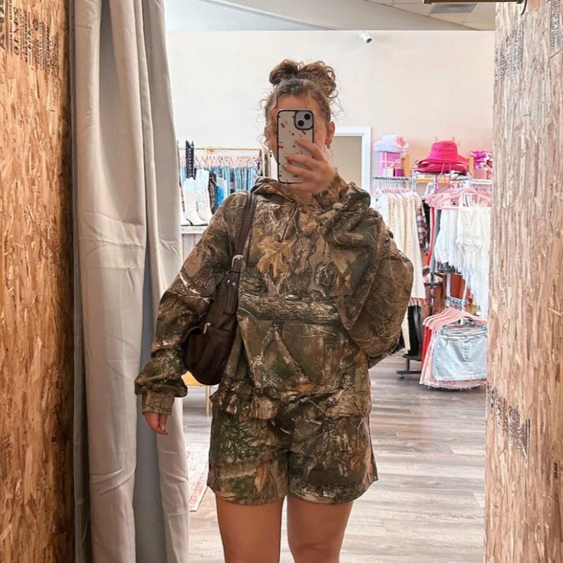 Gossip x HoneyGurl Forest Camo Shorts <3