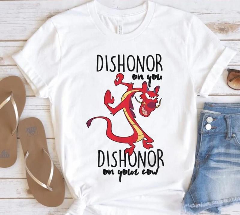 Mulan Shirt – Funny Mushu Dishonor On Your Cow Tee, Mushu Dragon Design, WDW Matching Family Shirt, Vacation & Trip T-Shirt, Magic Kingdom Themed Shirt Sweatshirt, Hoodie, Comfort Colors