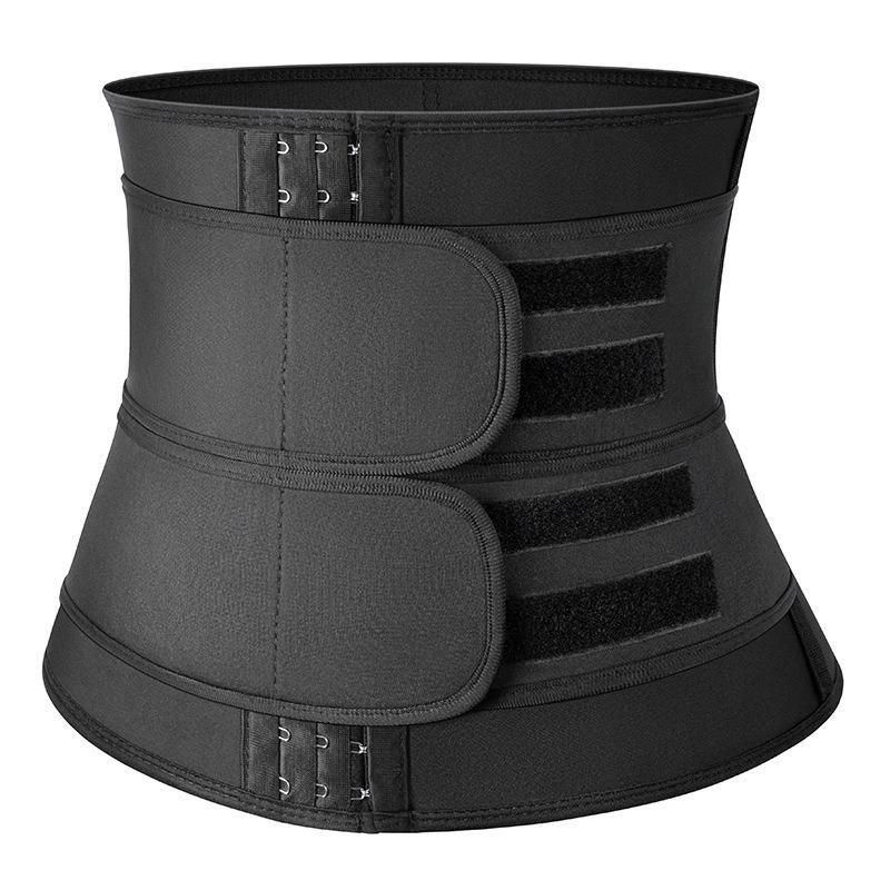 Unisex's Adjustable Hook & Eye Closure Sports Waist Trainer, Tummy Control Velcro Design Waist Trainer, Waist Support for Women & Men, Sporty Waist Belt for Yoga