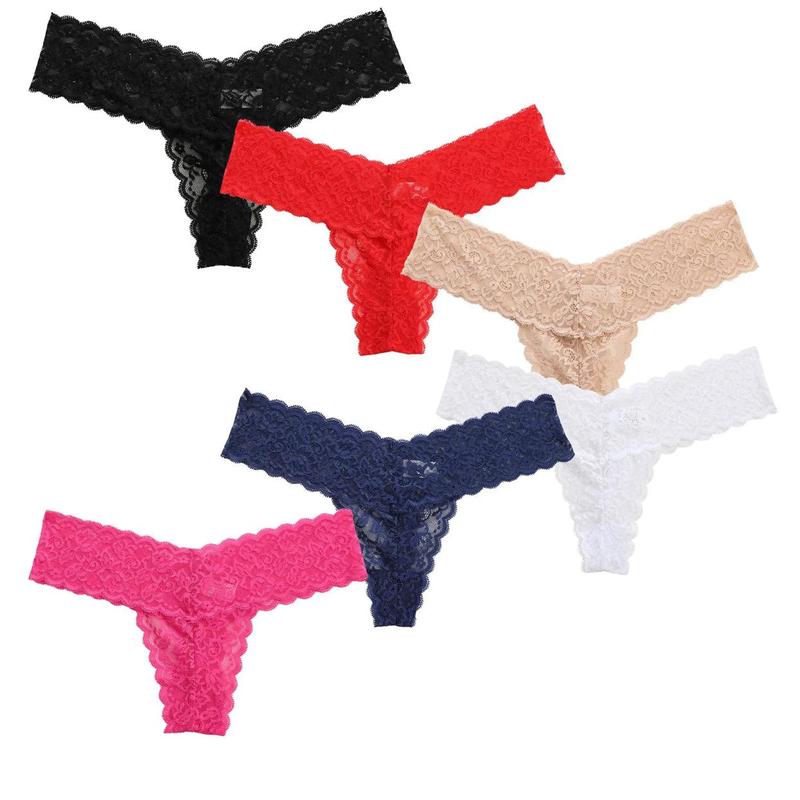 Lace Panties Soft Underwear, Black, Red, Beige, White, Blue, Pink Lace Panties, Comfortable and Sexy Underwear, Womenswear