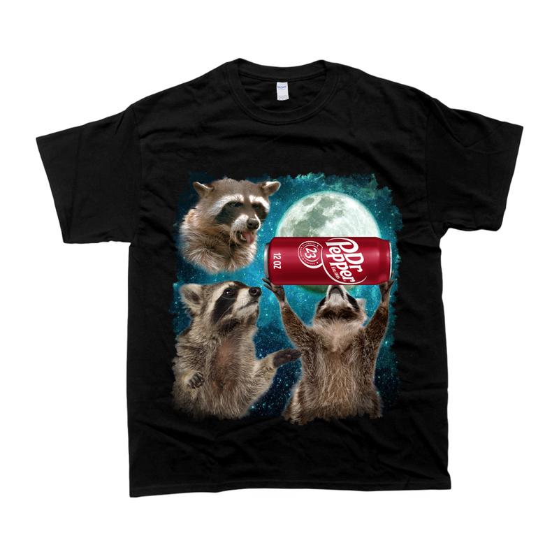 Three Raccoons Dr Pepper Vintage Graphic T-shirts Womenswear