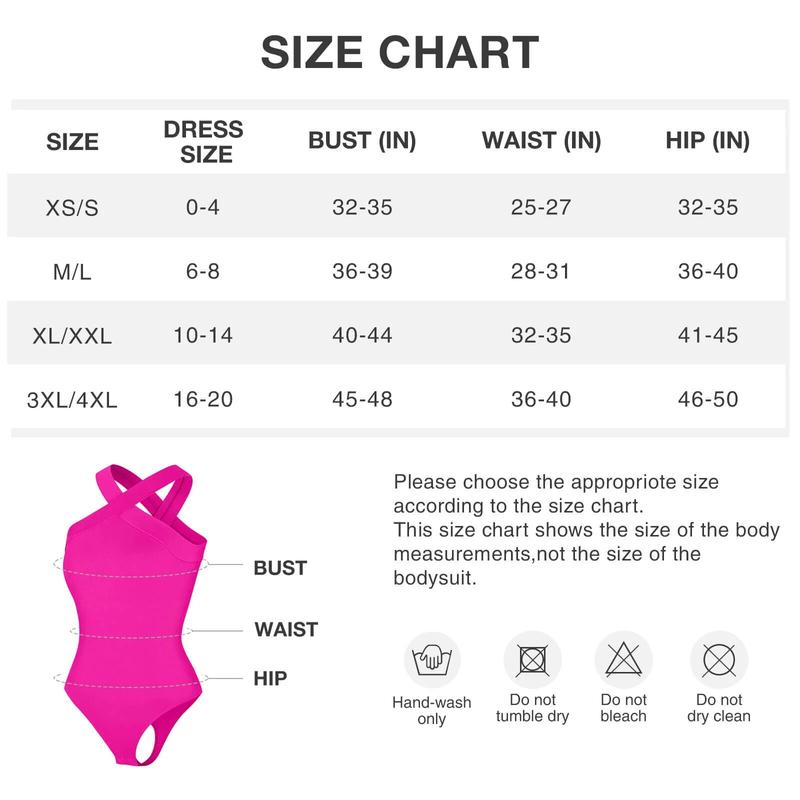 Soo slick  Snatch me up  Bodysuit for Women Tummy Control  Cross Neck Top Clothing Seamless Body Sculpting Shaper basic body suits Womenswear Underwear Lady Comfort Sleeveless Minimalist Shapewear Halter Halter Neck viral shapewear