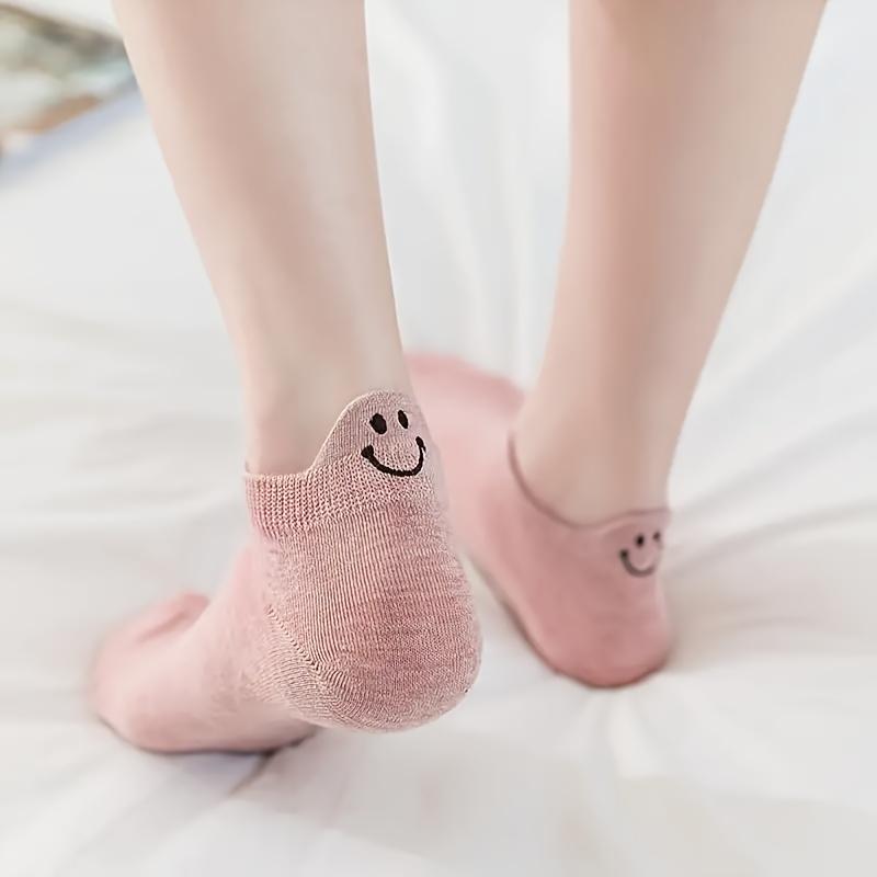 10 Pairs of Stylish Embroidered Low-Cut Ankle Socks - Women's Comfy Stockings & Hosiery for Everyday Wear - Soft, Breathable, and Moisture-Wicking