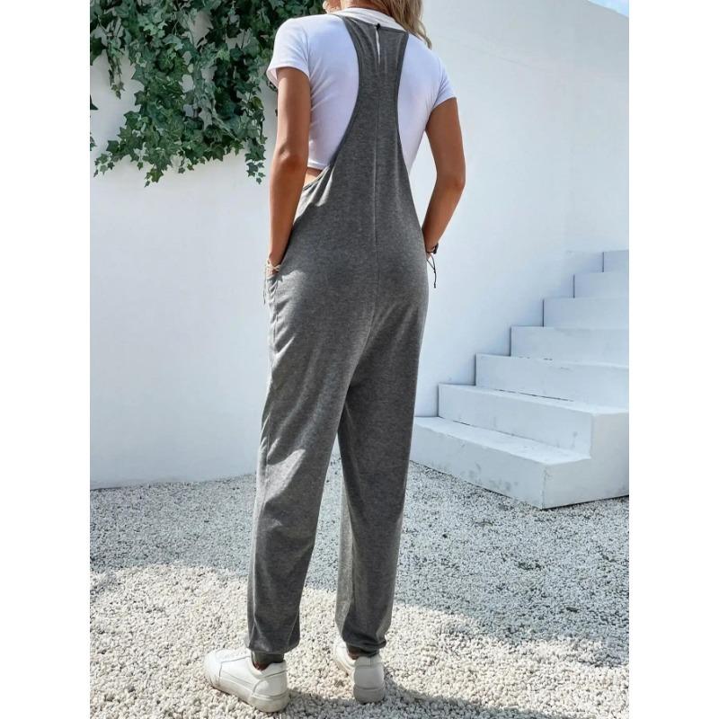 Summer Women Thin Casual Fashion Versatile Jumpsuit Womenswear