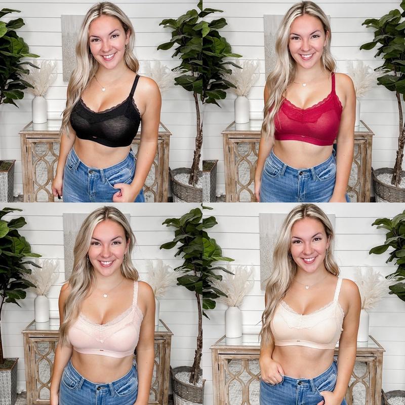 Fantasies Bralette - 4 colors!