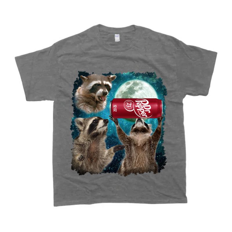 Three Raccoons Dr Pepper Vintage Graphic T-shirts Womenswear