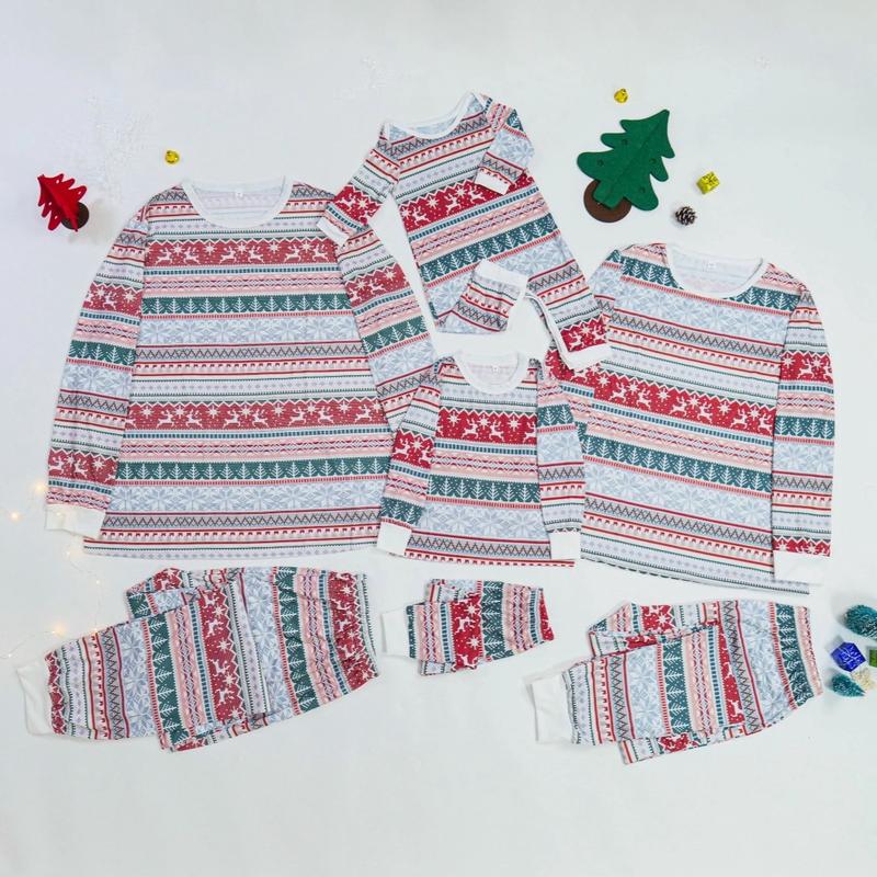 New 2024 Christmas Pajamas Set for Women, Men, Boys, Girls & Baby Matching Outfits Homewear Long Sleeve Pyjama Family Look - Clothing, Womenswear matching christmas pajamas