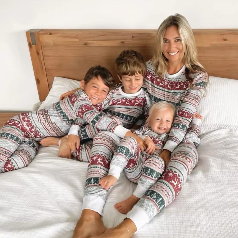 New 2024 Christmas Pajamas Set for Women, Men, Boys, Girls & Baby Matching Outfits Homewear Long Sleeve Pyjama Family Look - Clothing, Womenswear matching christmas pajamas