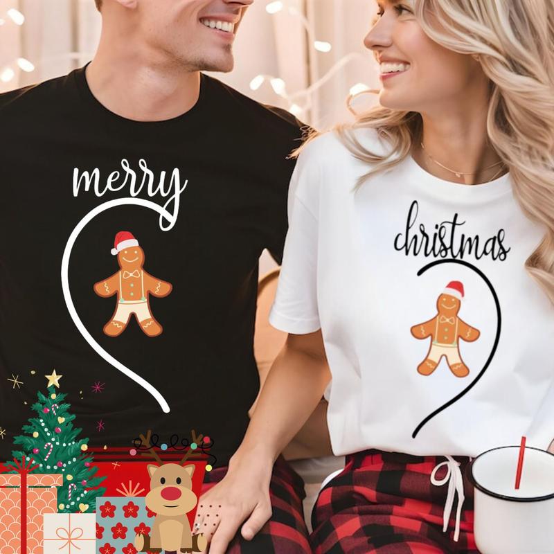 Christmas Shirt, Christmas Couple Matching T-Shirt, Christmas Pajama, Vacation Tee, Funny Christmas Couples