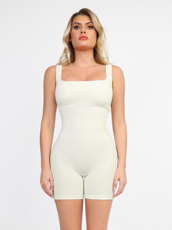 The Popilush Seamless Square Neck Shapewear Romper