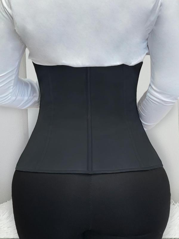 Women's Solid Sexy Zipper Waist Shapewear, Breathable Comfortable Waist Cincher for Fall, Fall Tummy Control Shaper for Daily Wear, Please Purchase A Size Up, Girdle