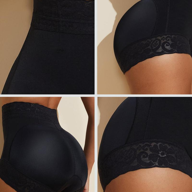 Lace Boyshorts Panties Women Tummy Control Butt Lifting Underwear Shorts Womenswear Lady Compression Women's Floral Lace Shapewear