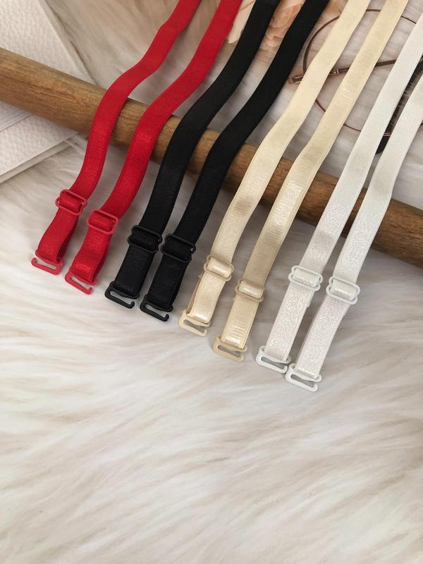 Women's  Solid Color Adjustable Bra Straps, Casual Comfortable Elastic Bra Straps, Lingerie Accessories for Women