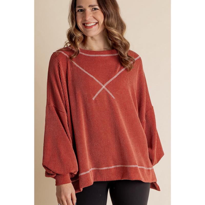 Walk With Grace Urban Ribbed Top