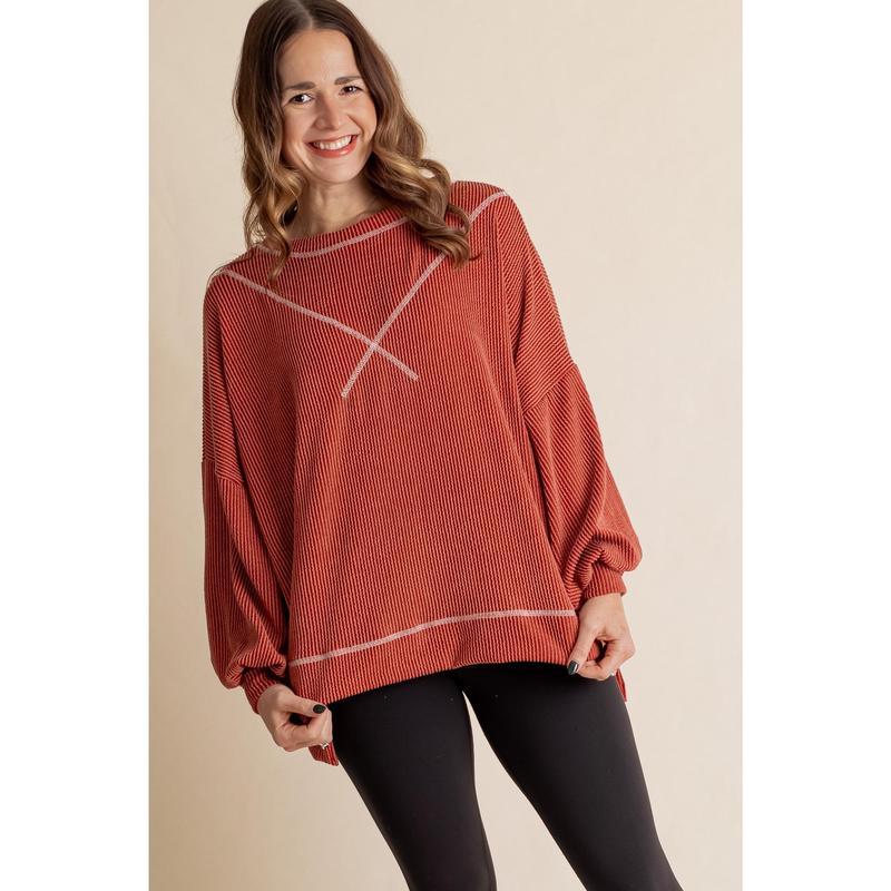 Walk With Grace Urban Ribbed Top