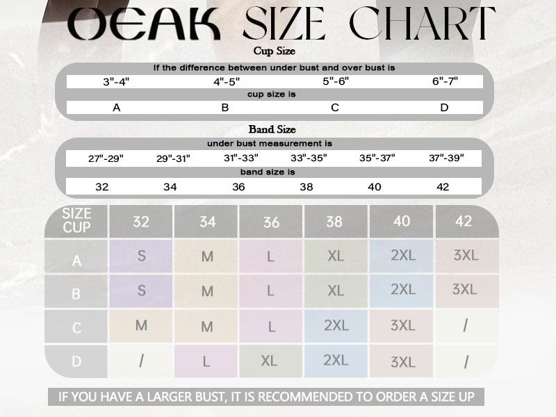 OEAK Womenswear Seamless Push Up Bras No Underwire Full Coverage Comfortable V Neck Bralettes Wireless Bra