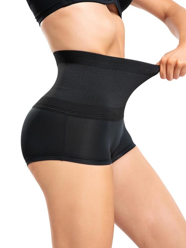 Women's High Waist Shapewear Shorts, Tummy Control Shaper, High Stretch Seamless Shapewear Bottoms for Daily Wear